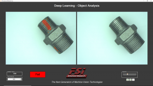 Analyzing Threaded Fixtures using Deep Learning for Machine Vision, Example One of Defect Detection